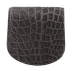 Dolce &amp; Gabbana Gray Exotic Skin Condom Case Holder Pocket Wallet
