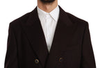 Dolce &amp; Gabbana Bordeaux Cashmere Coat TAORMINA Blazer