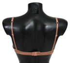 Ermanno Scervino Nude Lace Push Up Silk Underwear