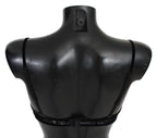 Ermanno Scervino Black Mesh Balconette Bra Nylon Underwear