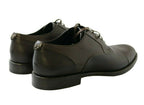 Dolce &amp; Gabbana Brown Leather Laceups Dress Mens Shoes