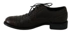 Dolce &amp; Gabbana Brown Leather Wingtip Derby Formal Shoes