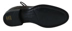 Dolce &amp; Gabbana Brown Leather Wingtip Derby Formal Shoes