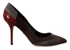 Dolce &amp; Gabbana Multicolor Exotic Leather Heels Pumps Shoes