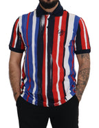 Dolce &amp; Gabbana Multicolor Cotton Polo Top T-shirt