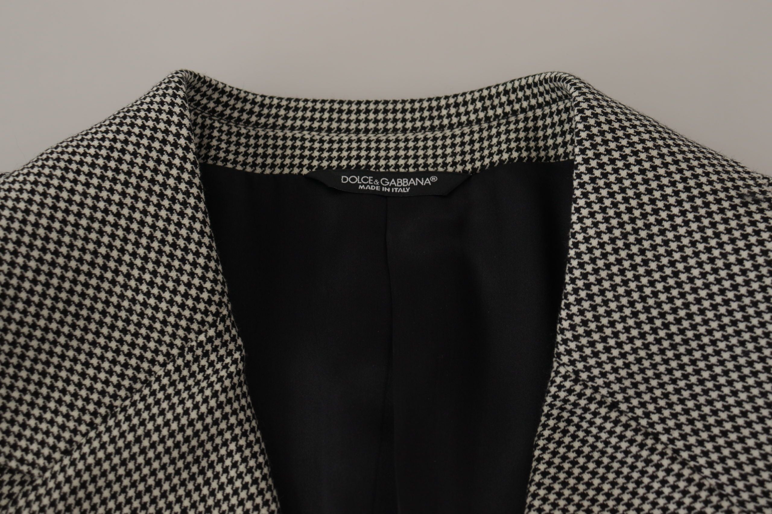 Dolce &amp; Gabbana Gray Checkered Single Breasted Jacket Blazer