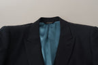 Dolce &amp; Gabbana Dark Blue HAUTE COUTURE Jacket Coat Blazer