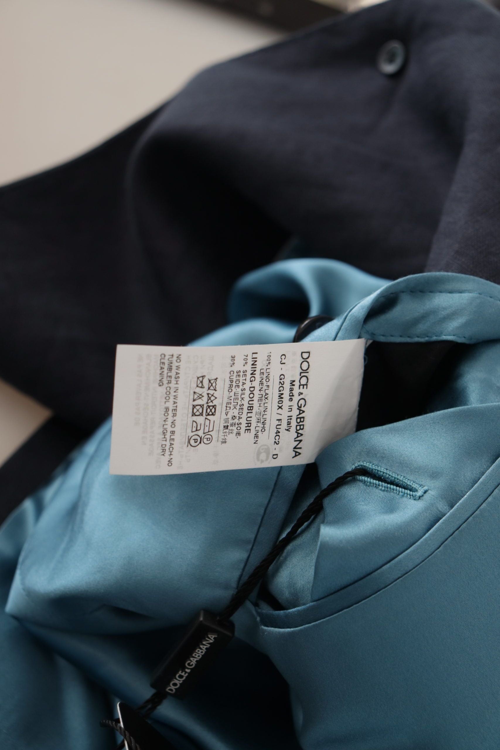Dolce &amp; Gabbana Dark Blue HAUTE COUTURE Jacket Coat Blazer