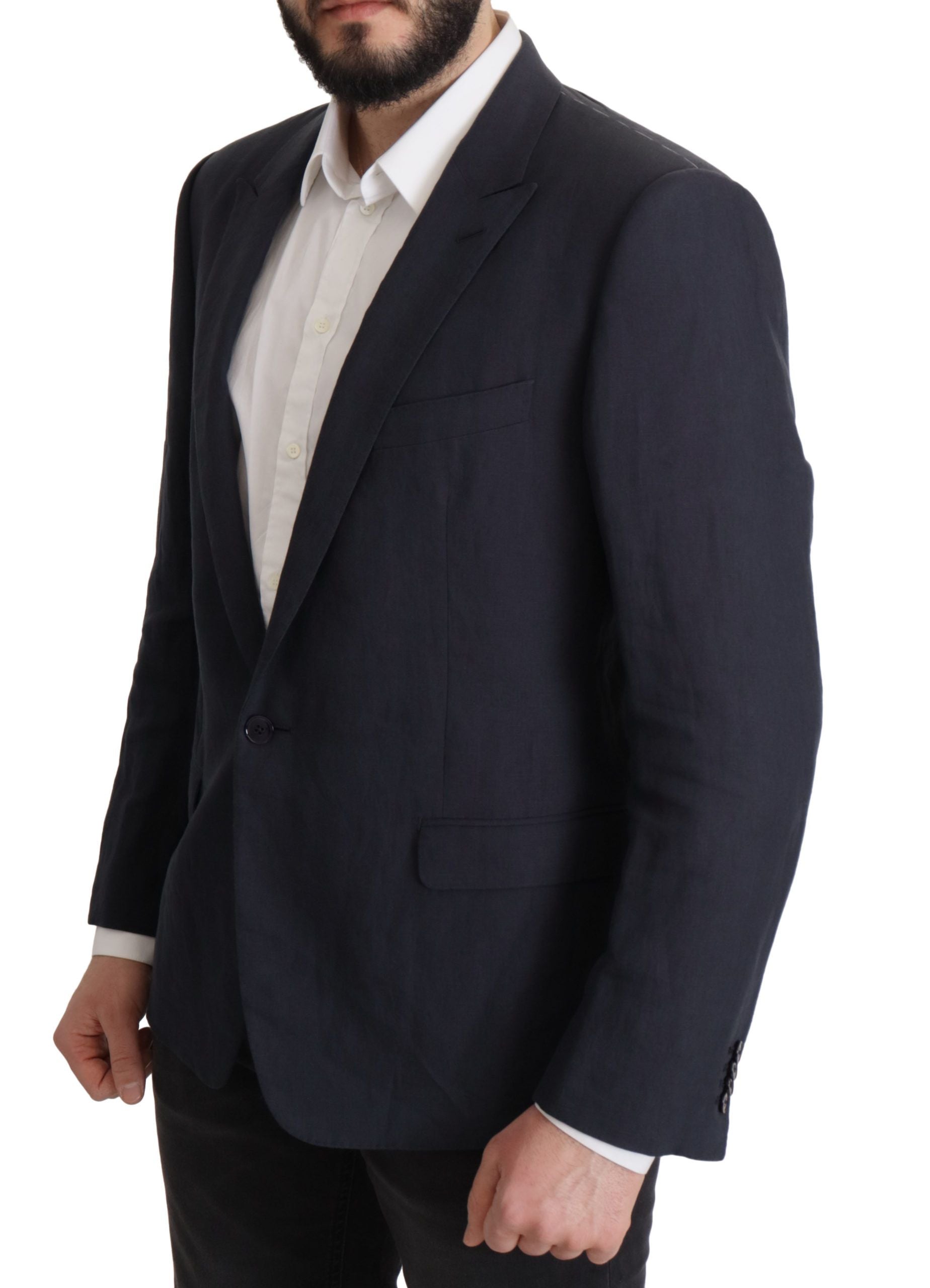 Dolce &amp; Gabbana Dark Blue HAUTE COUTURE Jacket Coat Blazer