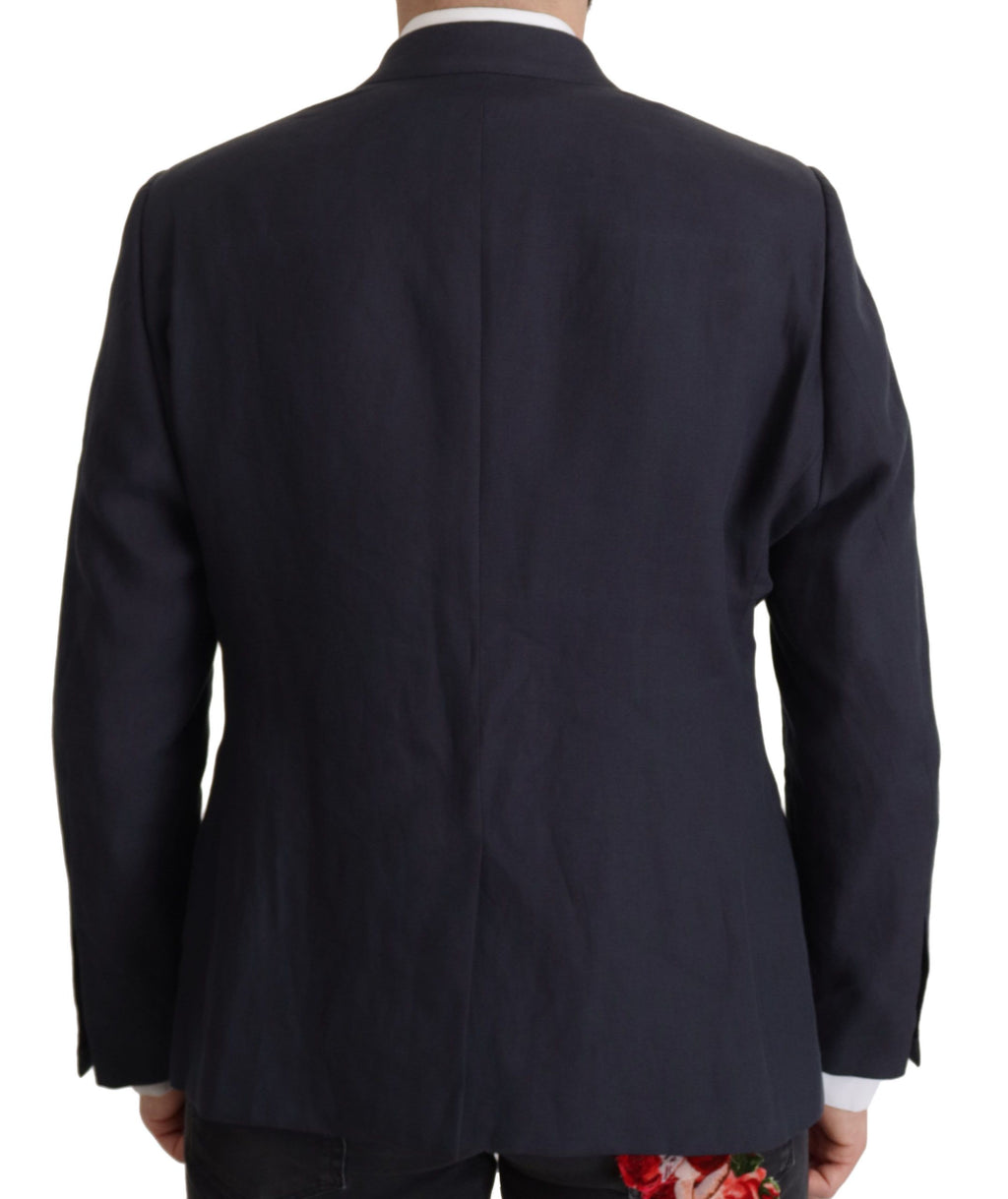 Dolce &amp; Gabbana Dark Blue HAUTE COUTURE Jacket Coat Blazer