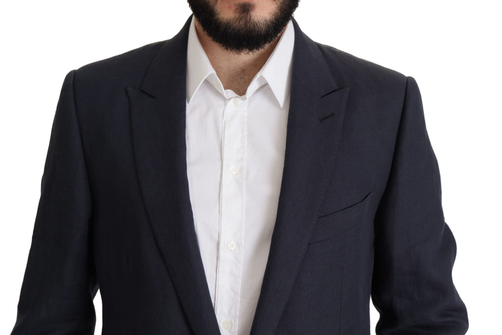 Dolce &amp; Gabbana Dark Blue HAUTE COUTURE Jacket Coat Blazer