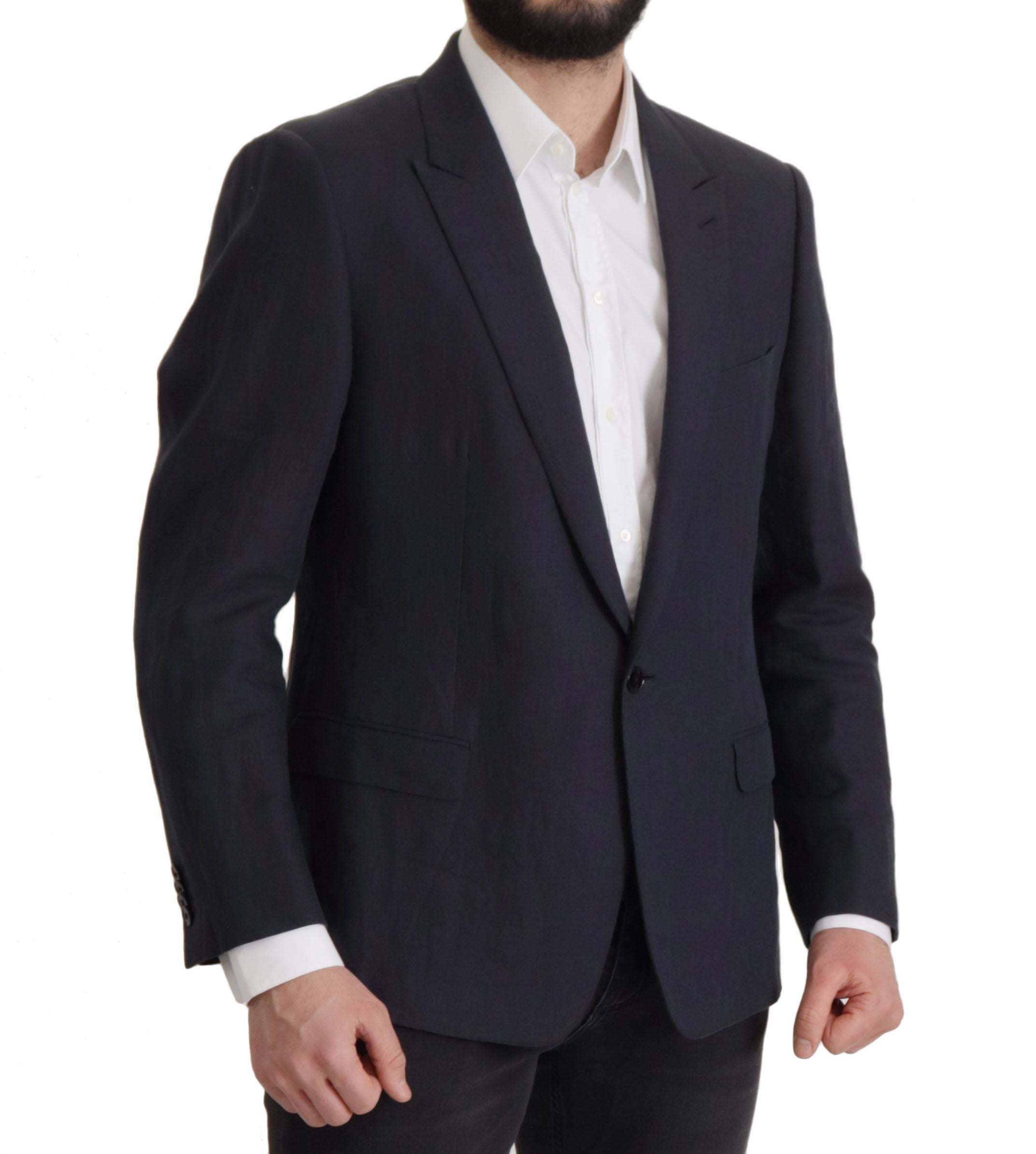 Dolce &amp; Gabbana Dark Blue HAUTE COUTURE Jacket Coat Blazer