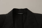 Dolce &amp; Gabbana Black Single Breasted TAORMINA Breasted Blazer