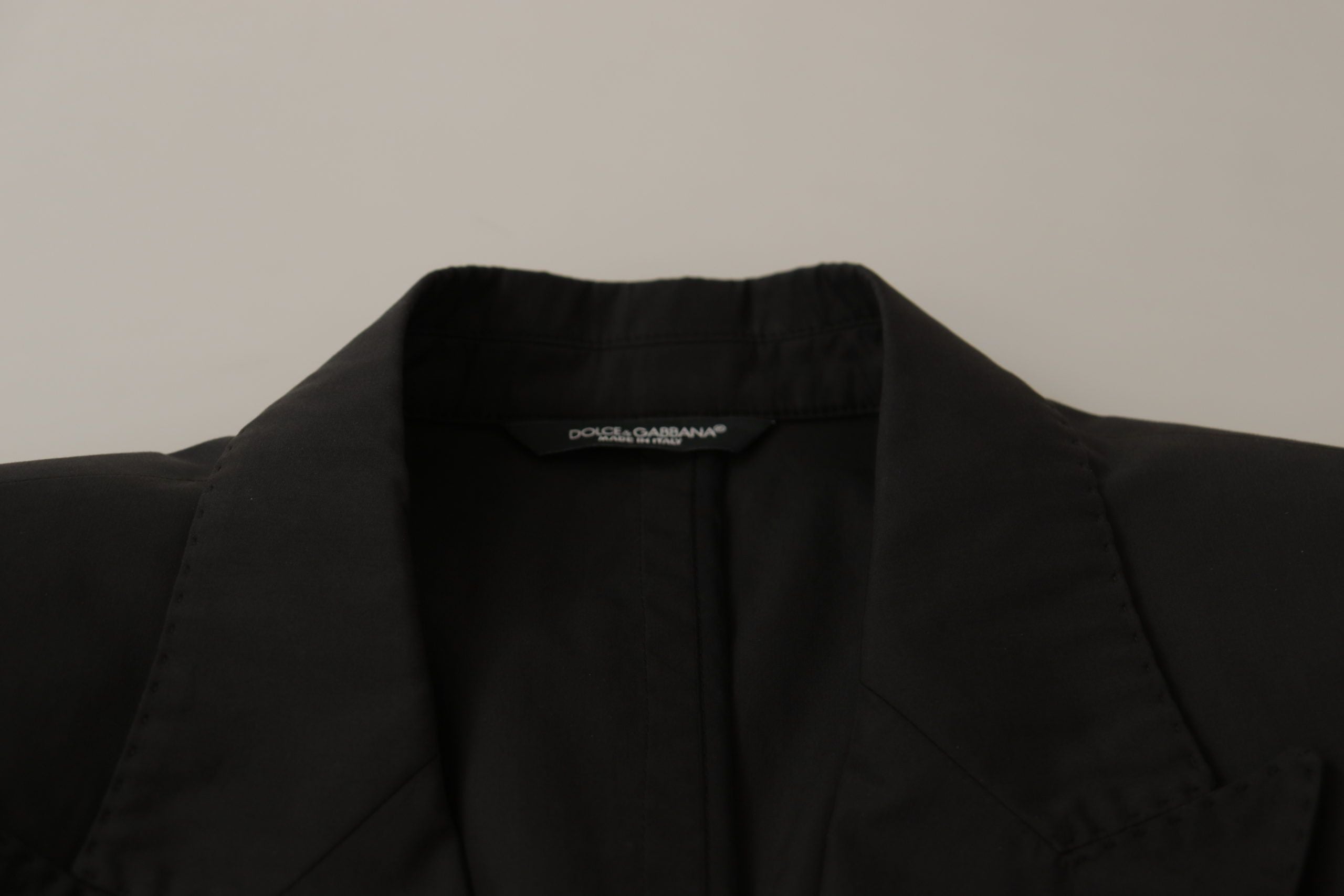 Dolce &amp; Gabbana Black Single Breasted TAORMINA Breasted Blazer