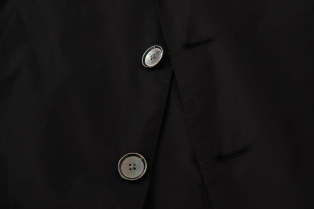 Dolce &amp; Gabbana Black Single Breasted TAORMINA Breasted Blazer