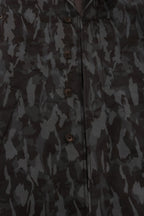 Dolce &amp; Gabbana Blue Camouflage Trench Trench