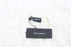 Dolce &amp; Gabbana White 100% Cashmere Sweater