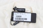 Dolce &amp; Gabbana White 100% Cashmere Sweater
