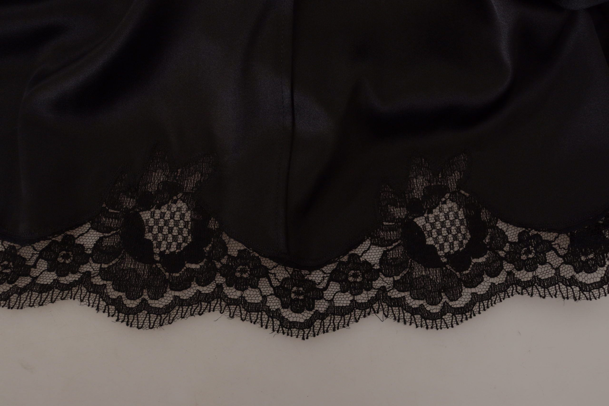 Dolce &amp; Gabbana Black Leopard A-line Knee Length Dress