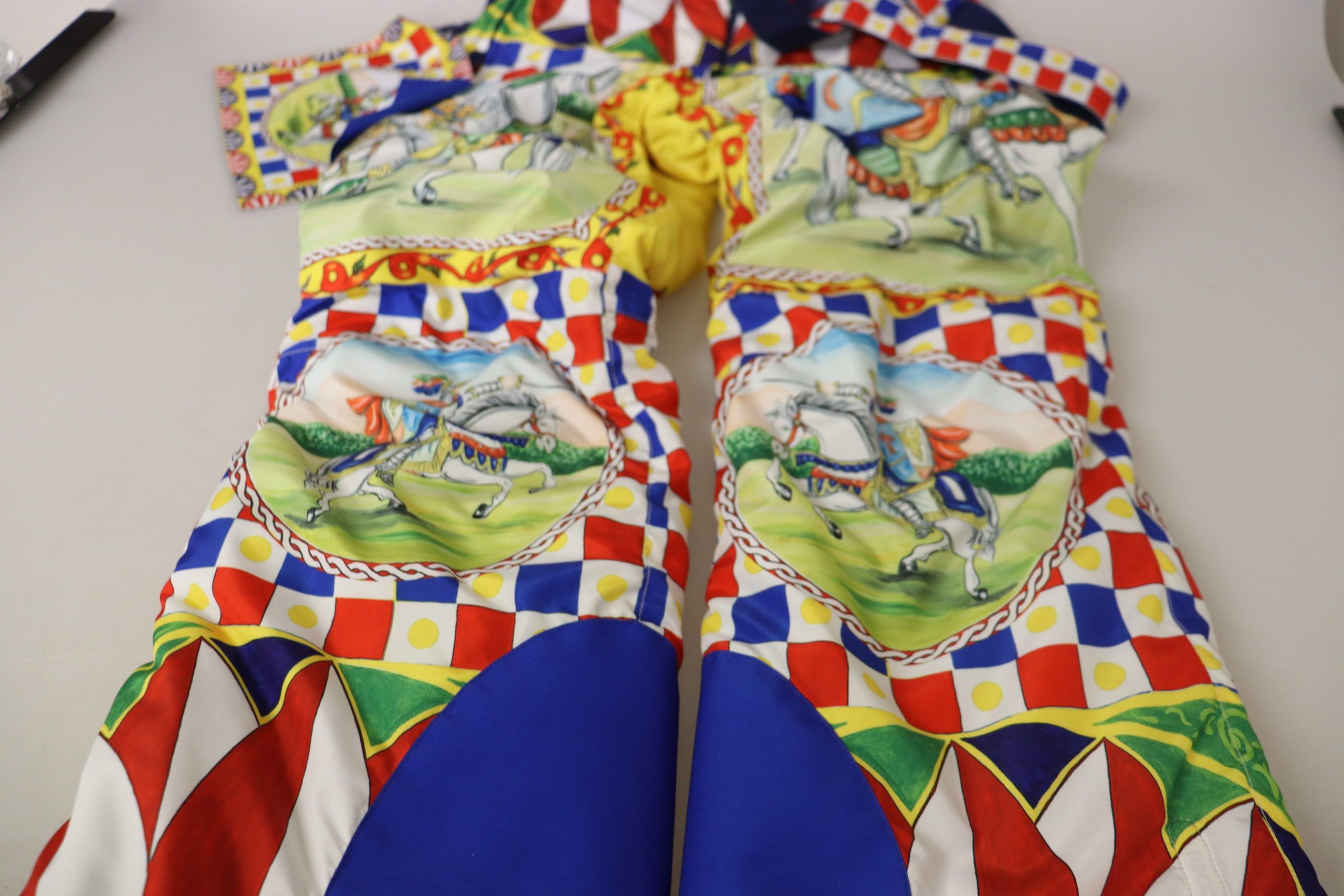 Dolce &amp; Gabbana Multicolor Printed Snow Trouser Pants