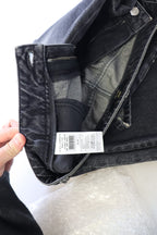 Dolce &amp; Gabbana Black Washed Tattered High Waist Denim Jeans