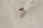 Dolce &amp; Gabbana White Hoodie Pullover Embroidered Sweater