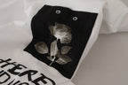 Dolce &amp; Gabbana White Slogan Print Round Neck Cotton T-shirt