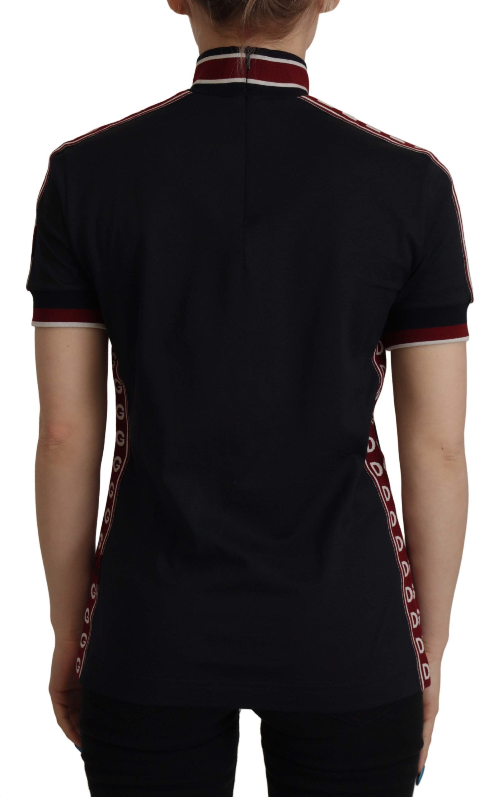 Dolce &amp; Gabbana Black #DGMillennials 100% Cotton T-shirt