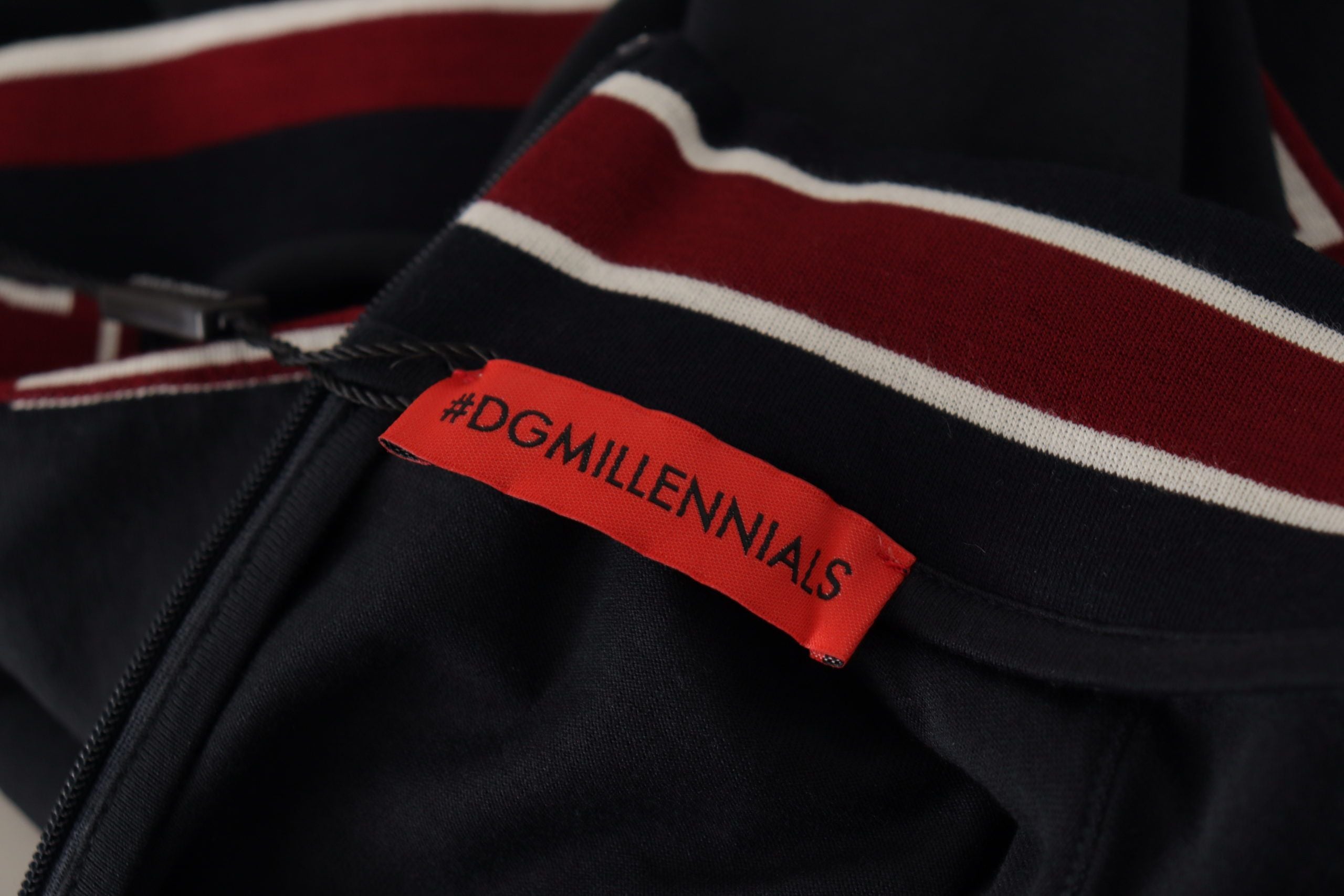 Dolce &amp; Gabbana Black #DGMillennials 100% Cotton T-shirt