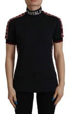 Dolce &amp; Gabbana Black #DGMillennials 100% Cotton T-shirt