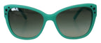 Dolce &amp; Gabbana Green Stars Acetate Square Shades DG4124 Sunglasses