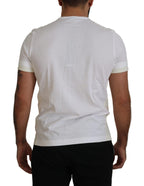 Dolce &amp; Gabbana White Flap Pocket Short Sleeves T-shirt