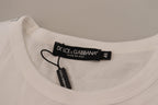 Dolce &amp; Gabbana White Flap Pocket Short Sleeves T-shirt