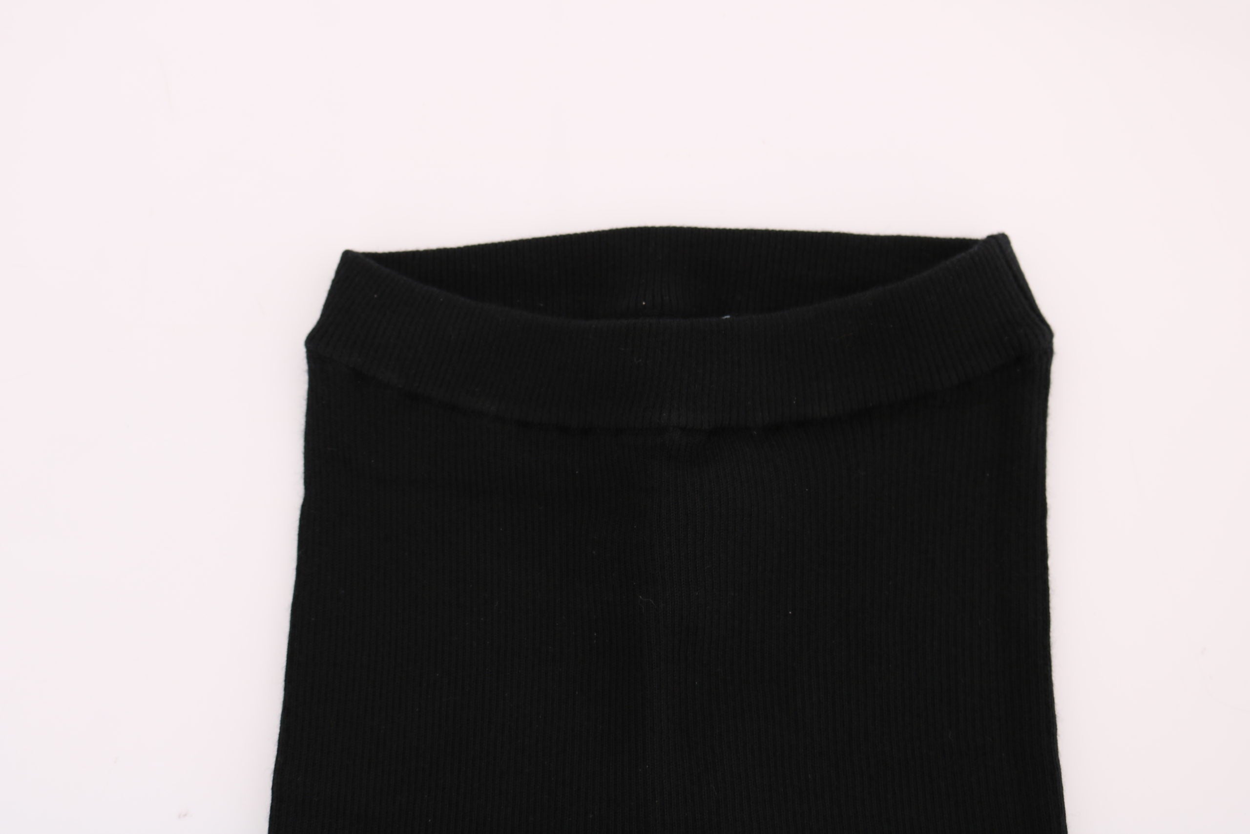 Dolce &amp; Gabbana Black Slim Fit Women Cashmere Pants