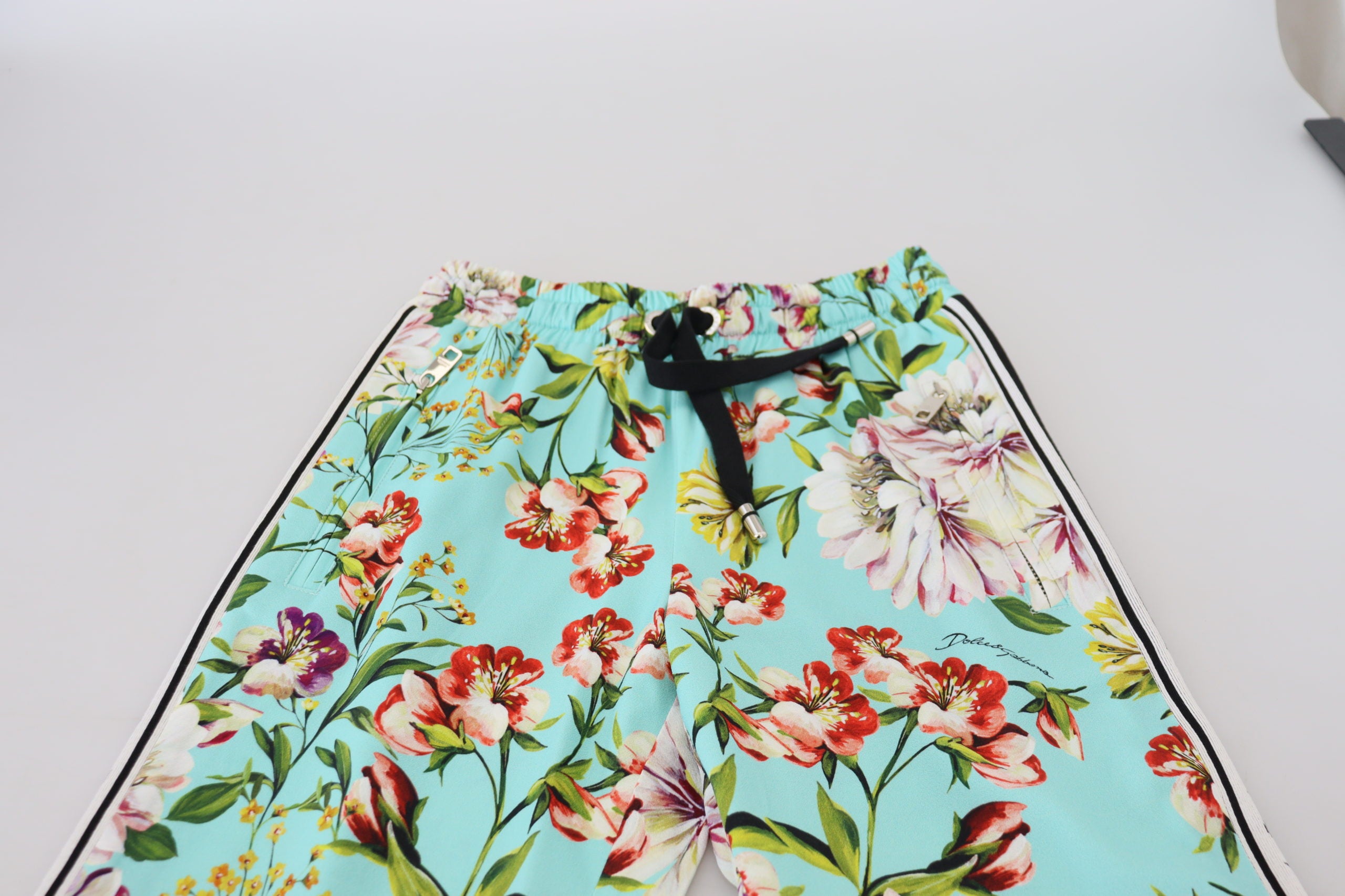 Dolce &amp; Gabbana Multicolor Floral Sweatpants Pants