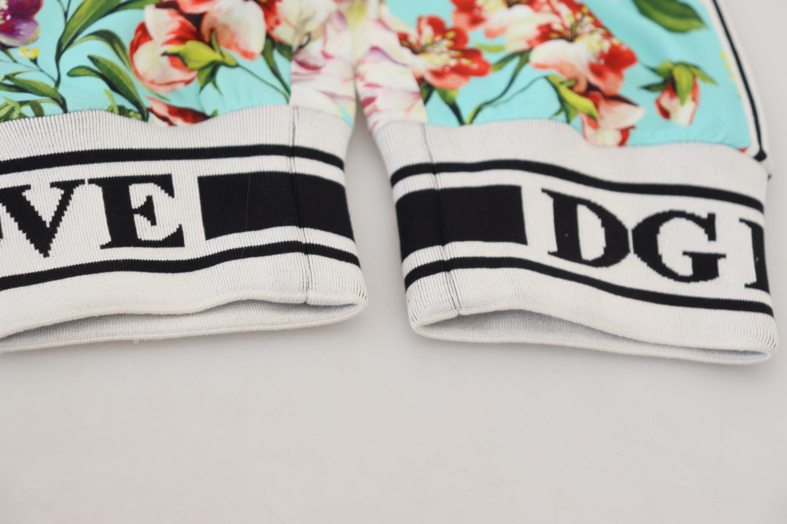 Dolce &amp; Gabbana Multicolor Floral Sweatpants Pants