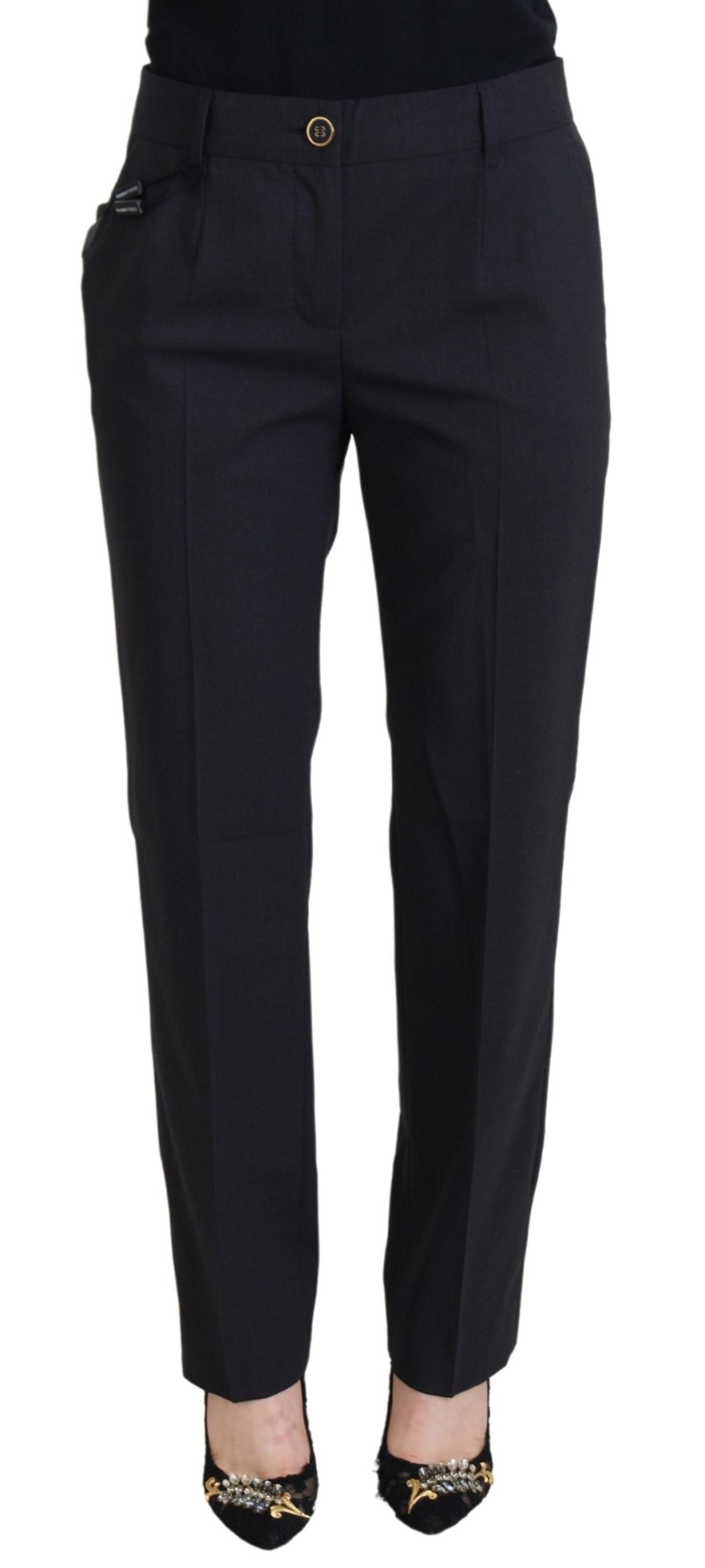 Dolce &amp; Gabbana Gray Women Formal Tapered Pants