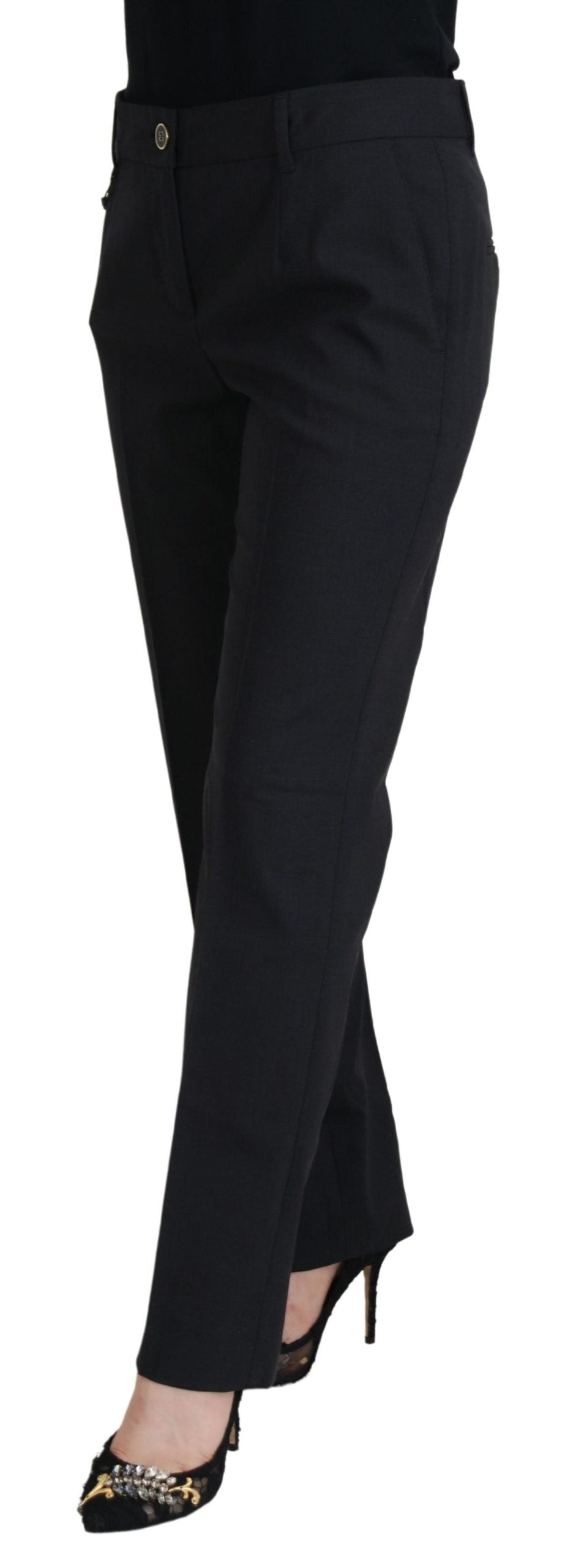 Dolce &amp; Gabbana Gray Women Formal Tapered Pants