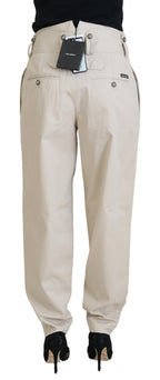 Dolce &amp; Gabbana Beige Cotton Women Cargo Pants