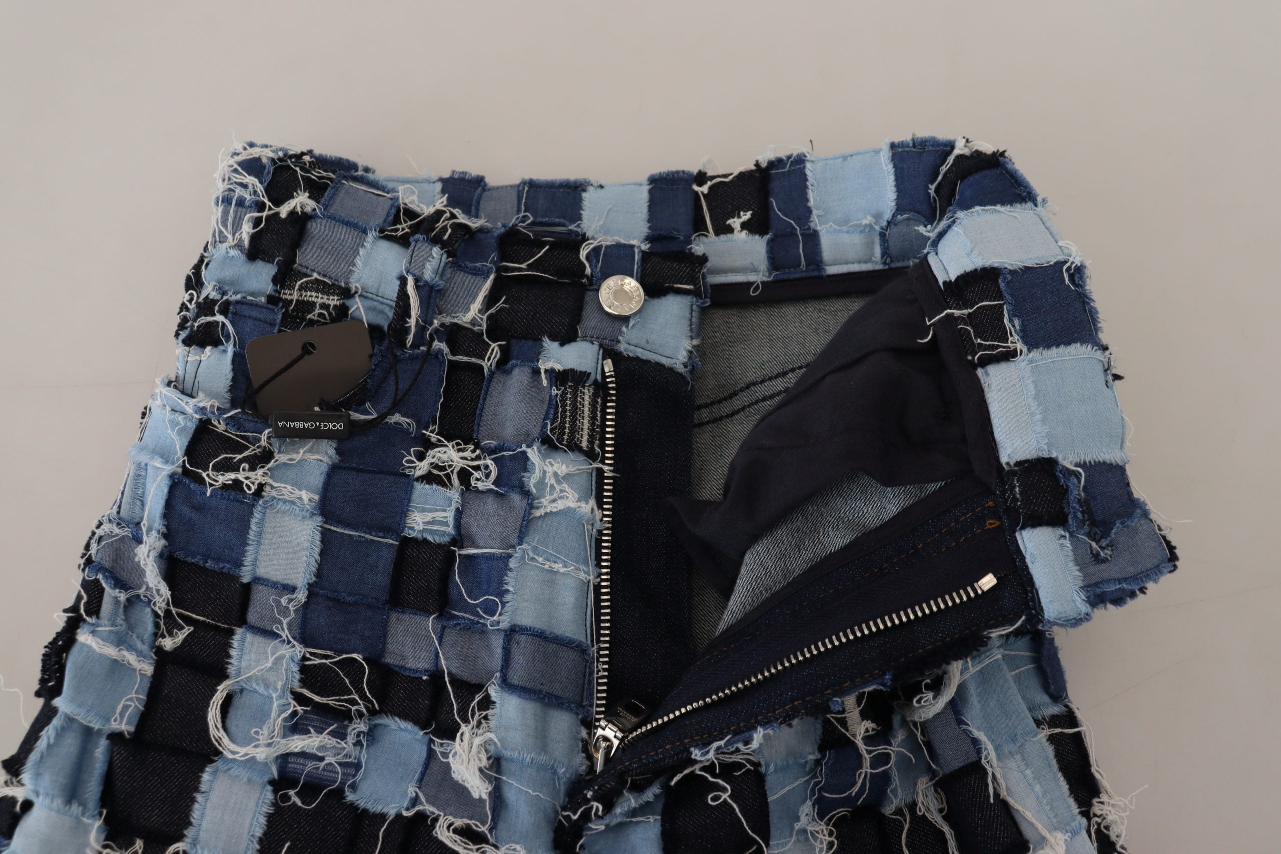 Dolce &amp; Gabbana Multicolor Patchwork Cotton Denim Jeans