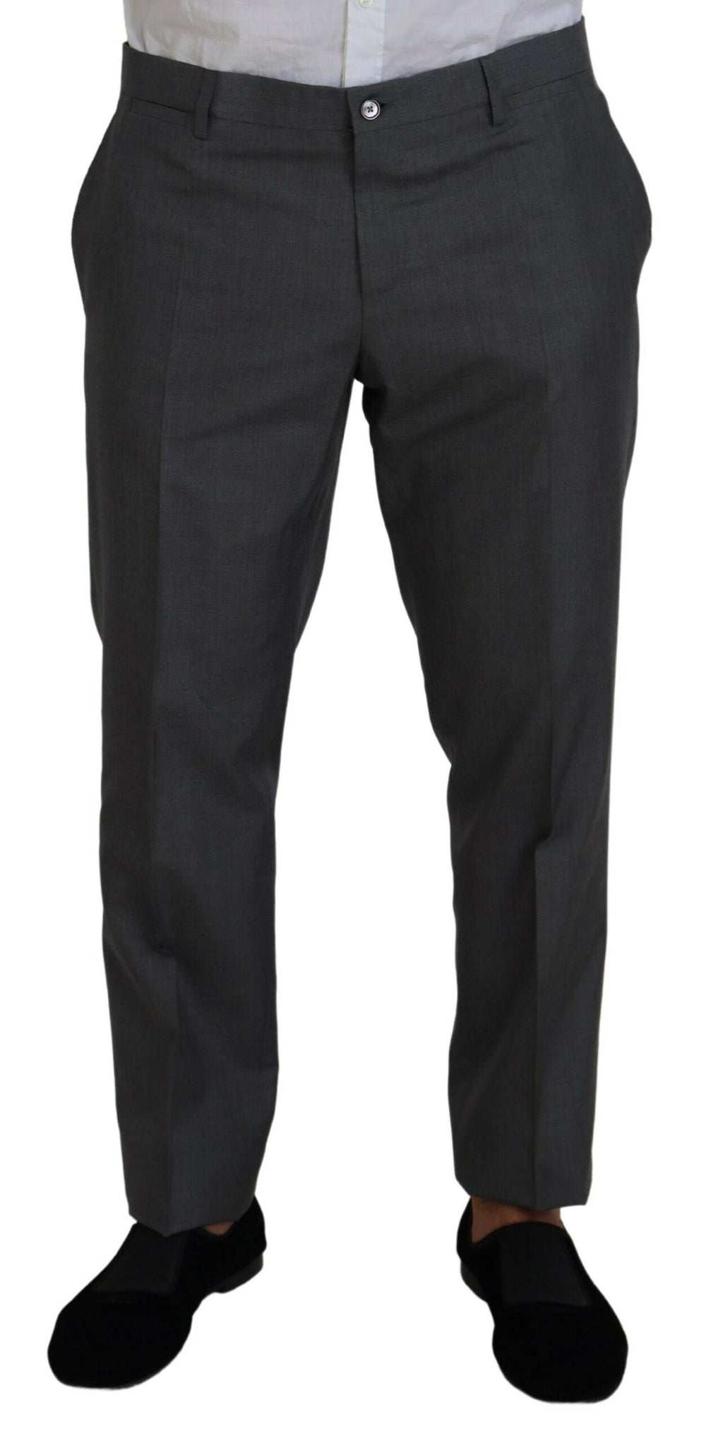 Dolce &amp; Gabbana Gray MARTINI 3 Piece Slim Fit Suit