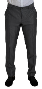 Dolce &amp; Gabbana Gray SICILY 3 Piece Slim Fit Suit