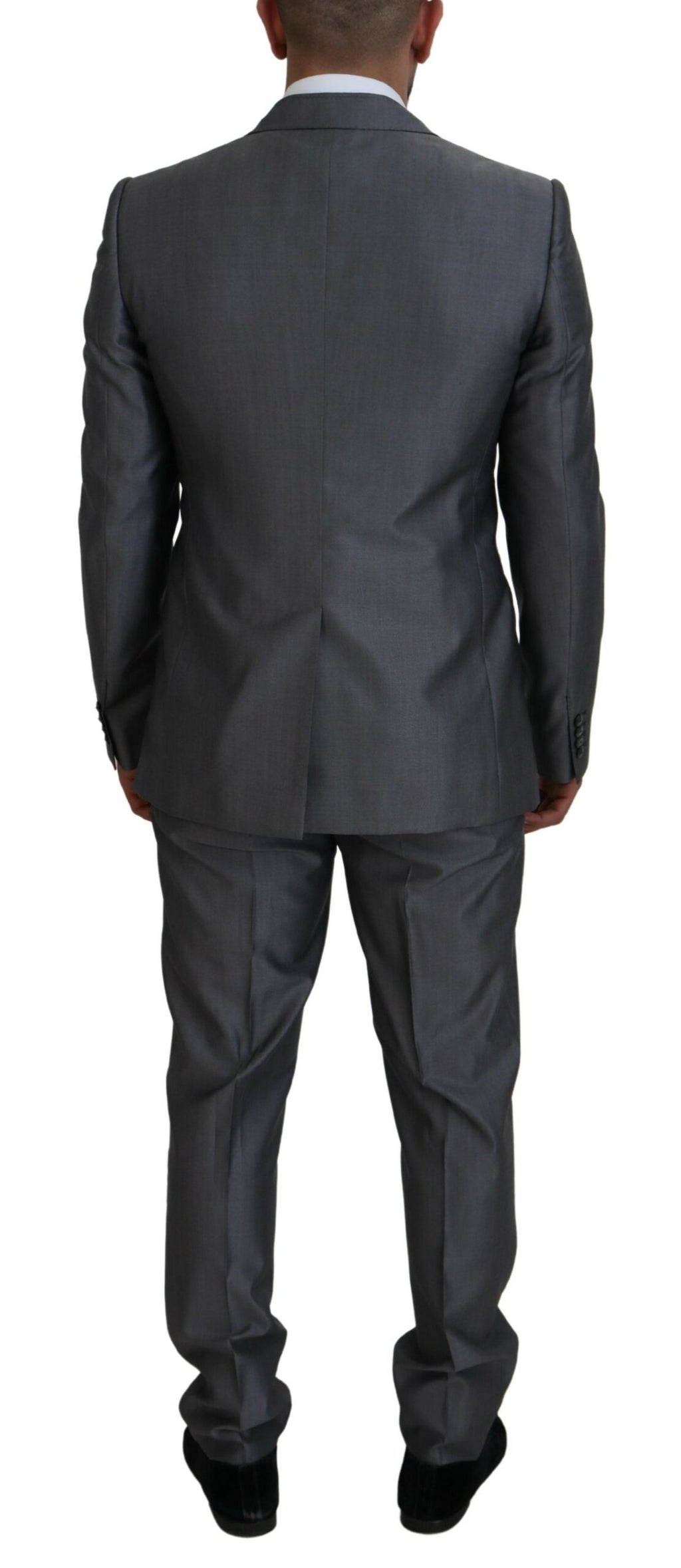 Dolce &amp; Gabbana Gray SICILY 3 Piece Slim Fit Suit