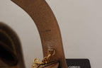 Dolce &amp; Gabbana Gold Leather LOVE Patch Bag Shoulder Strap