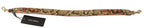 Dolce &amp; Gabbana Beige Exotic Leather Crystals Shoulder Strap
