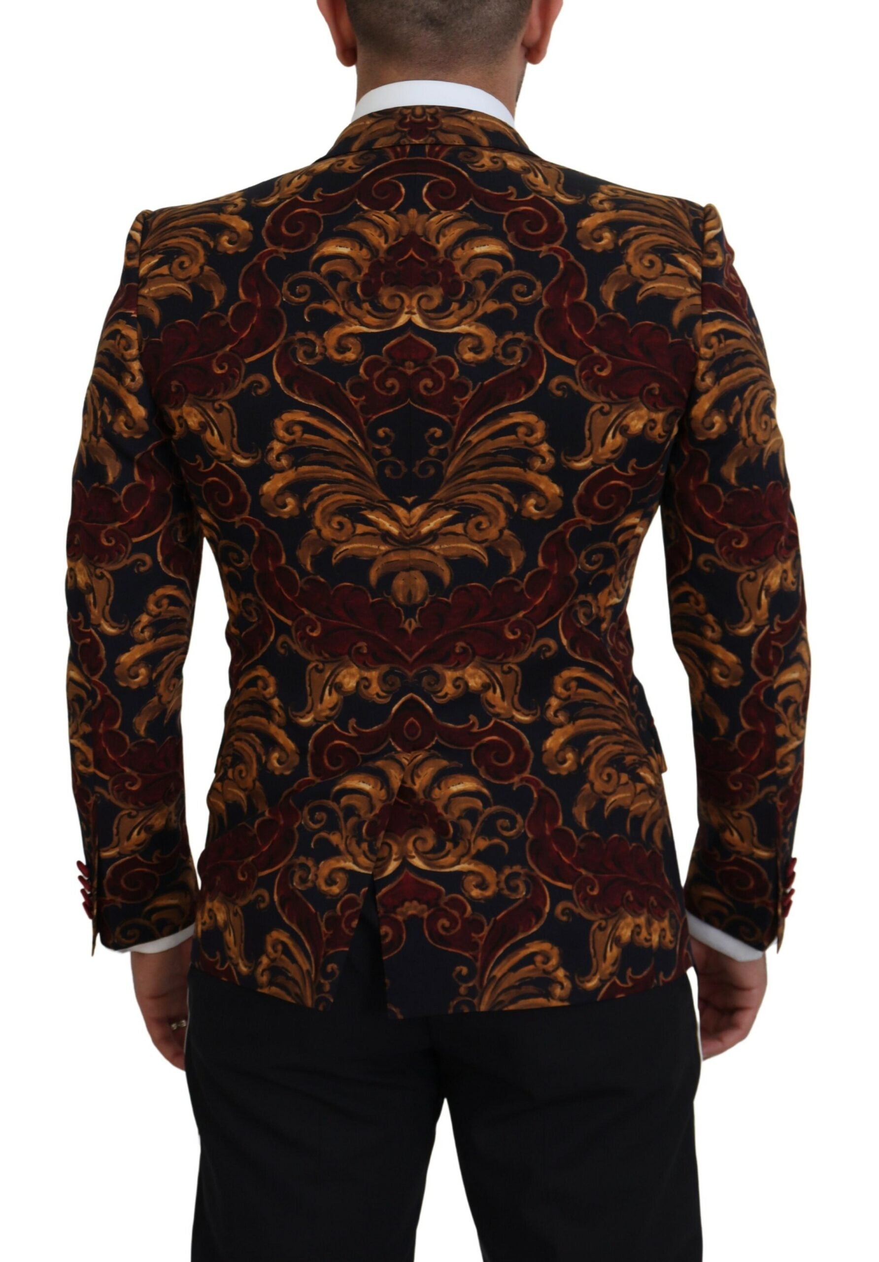 Dolce &amp; Gabbana Multicolor Floral Single Breasted Martini Blazer