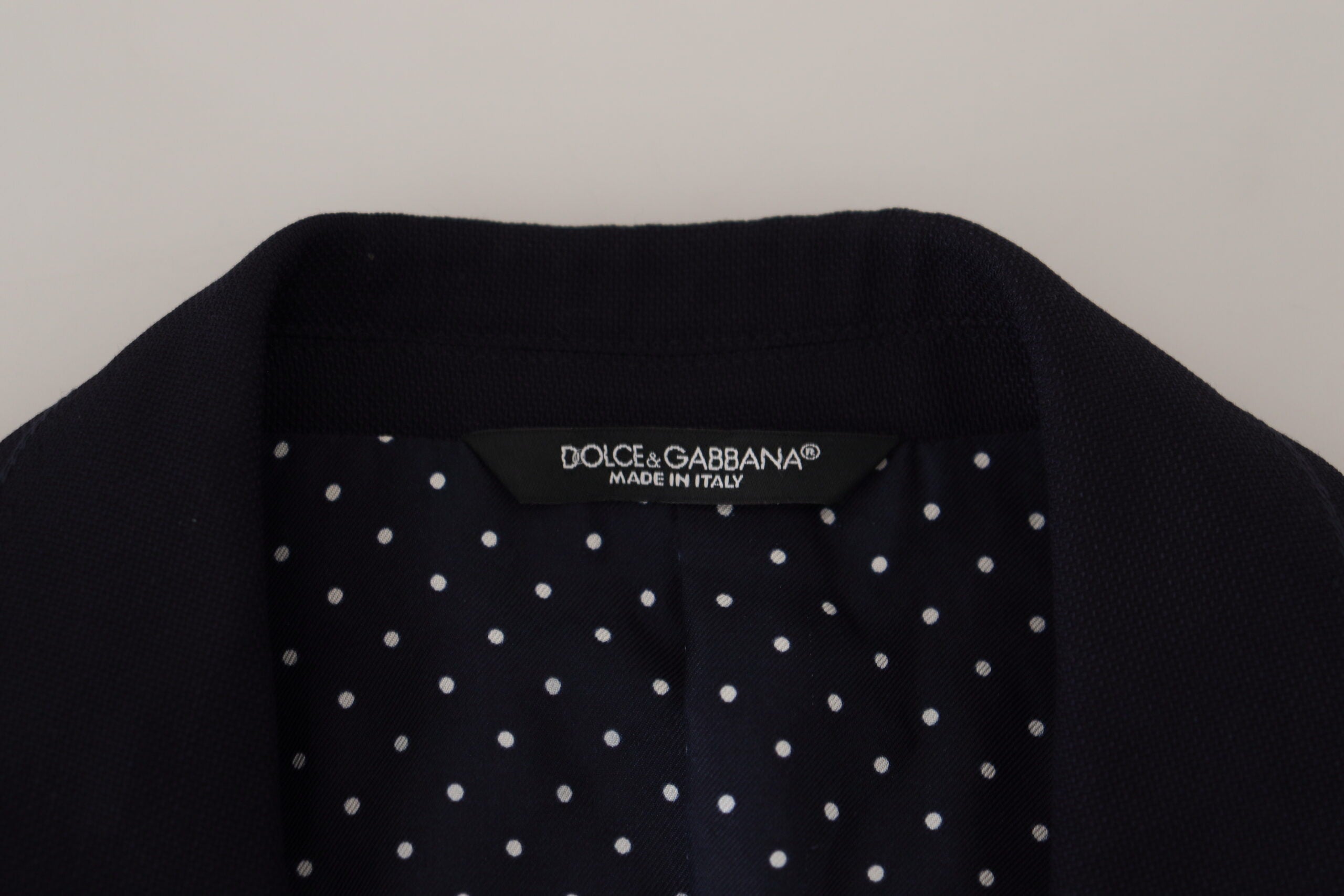 Dolce &amp; Gabbana Blue Wool Formal Taormina Blazer