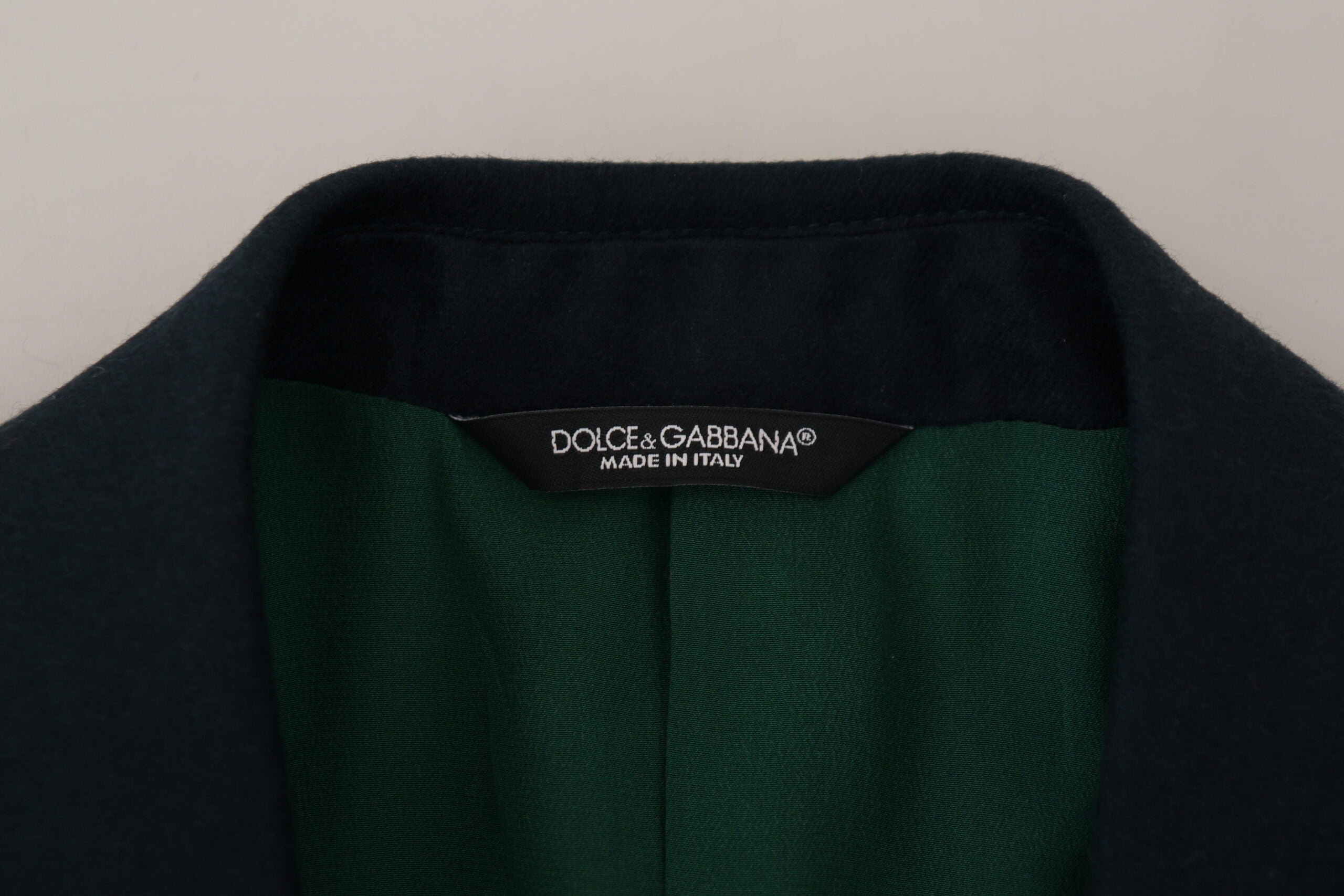 Dolce &amp; Gabbana Blue Double Breasted Formal Coat Blazer