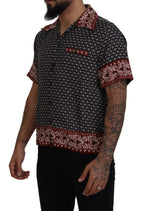 Dolce &amp; Gabbana Multicolor Patterned Silk Casual Shirt