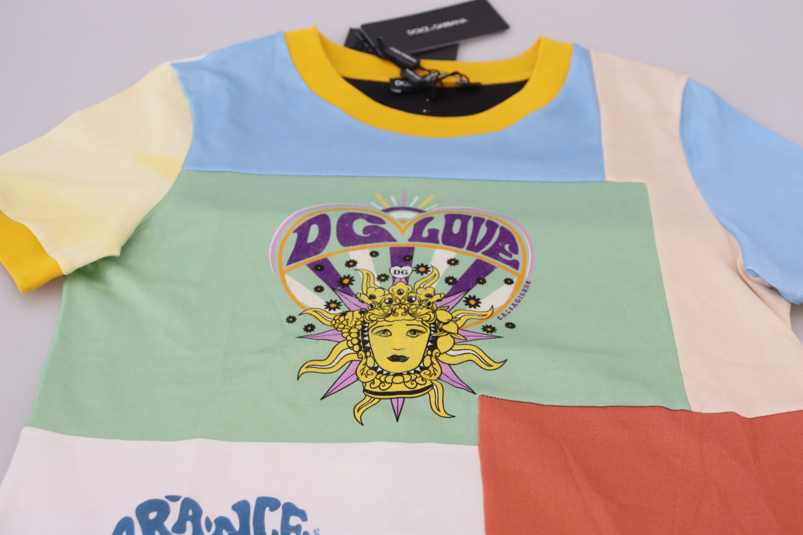 Dolce &amp; Gabbana Multicolor Cotton DG Love Patchwork